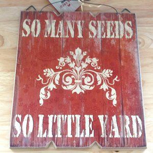 Brand New Wooden Sign